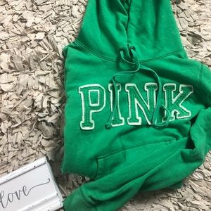 PINK green hoodie!